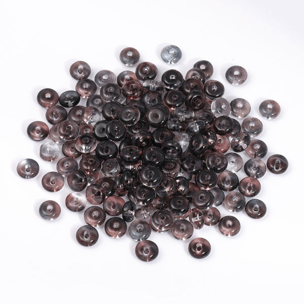 TMTG008 Transparent Candy Series Lucky Buckle Shape Glass Seed Beads WholesaleRhinestone