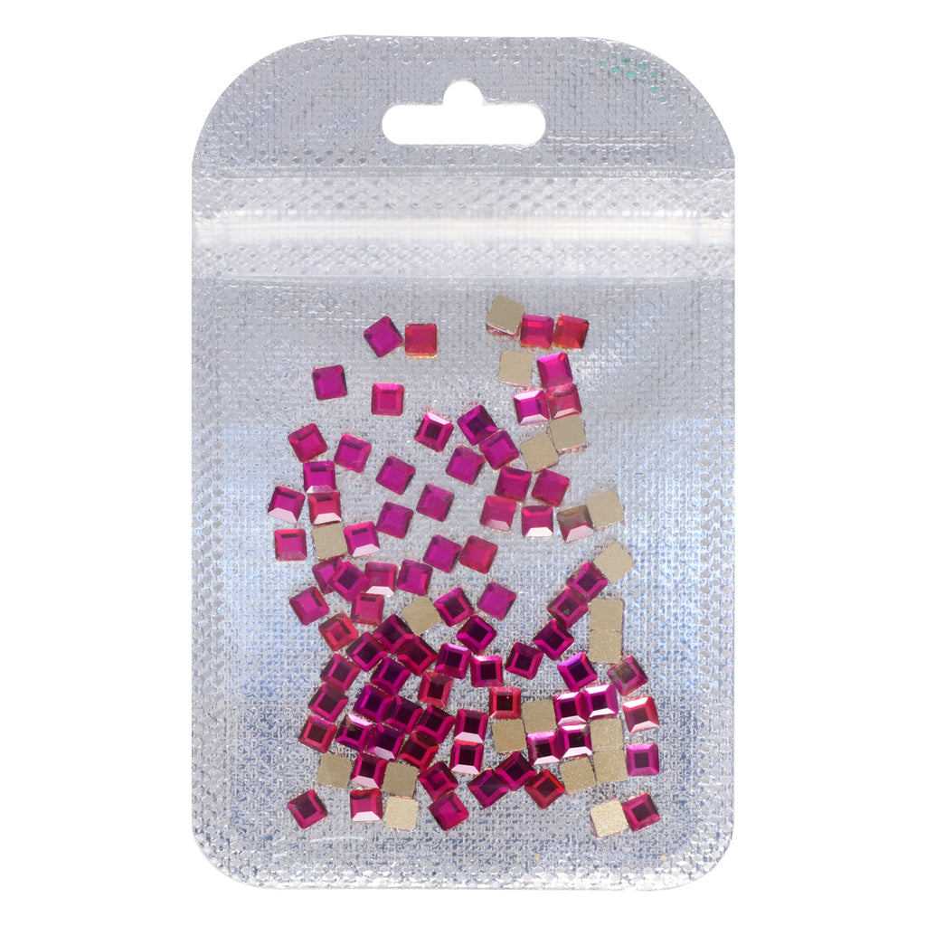 Square Shape Purple Volcano Flat Back Fancy Rhinestones WholesaleRhinestone