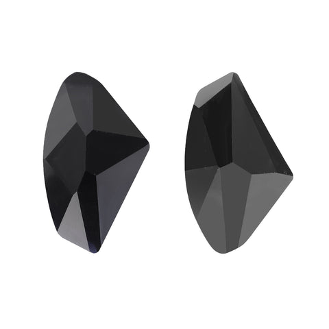Jet Galactic Shape High Quality Glass Pointed Back Fancy Rhinestones WholesaleRhinestone Główne zdjęcie produktu