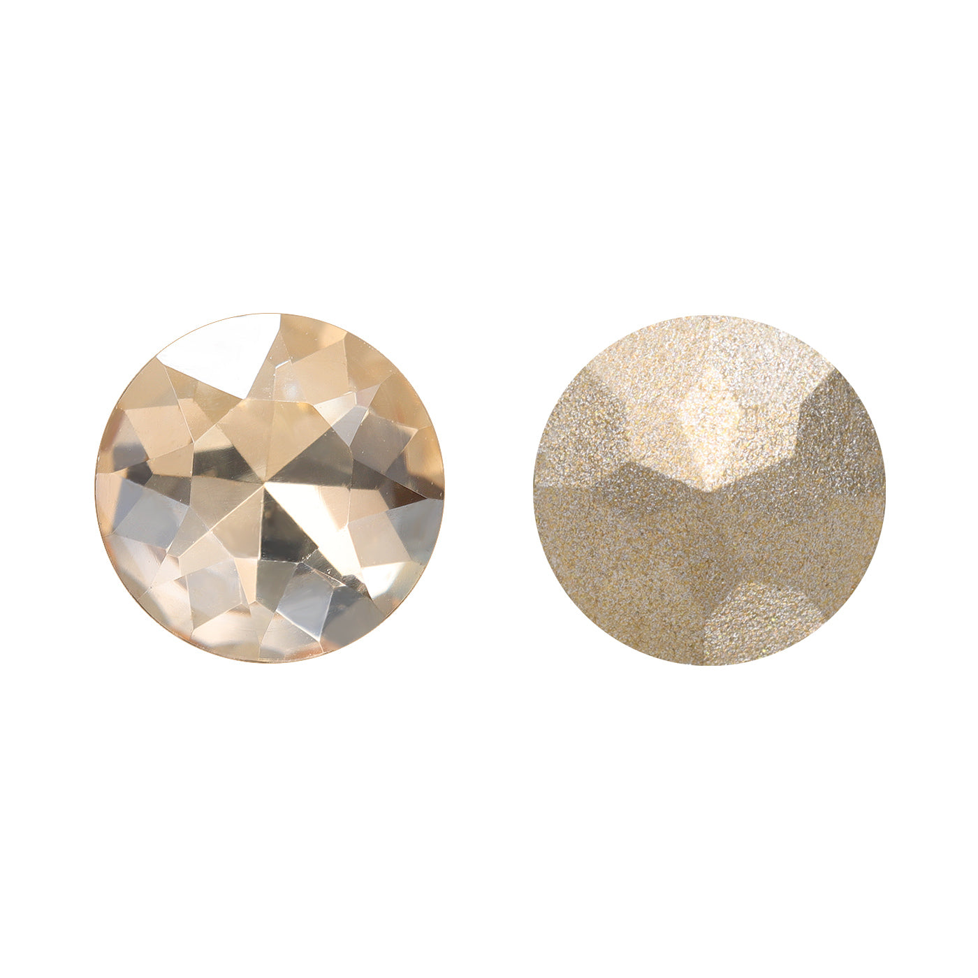 Golden Shadow Gemstone Flower Shape High Quality Glass Pointed Back Fancy Rhinestones WholesaleRhinestone Fő kép