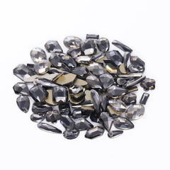 Mixed Shapes Black Diamond Flat Back Fancy Rhinestones For Nail Art WholesaleRhinestone