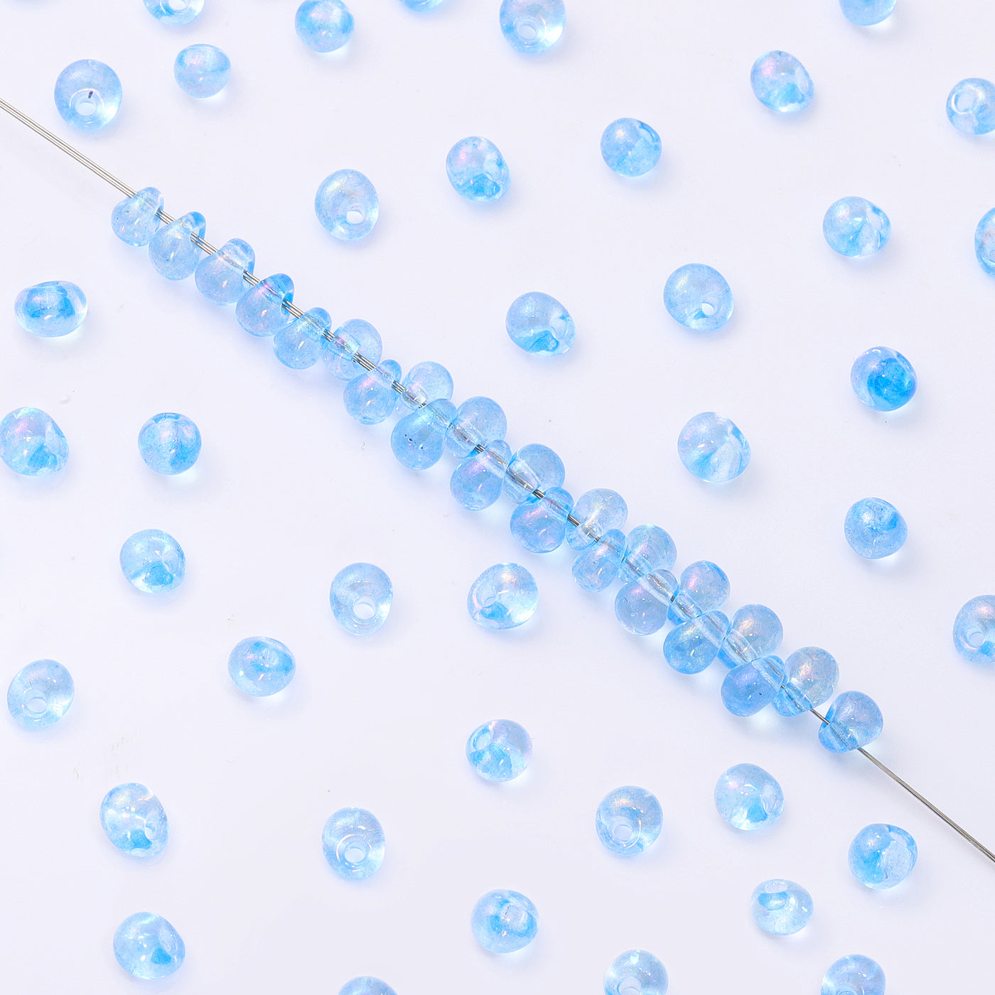 Various Colors Transparent AB Drop Shape Glass Seed Beads WholesaleRhinestone