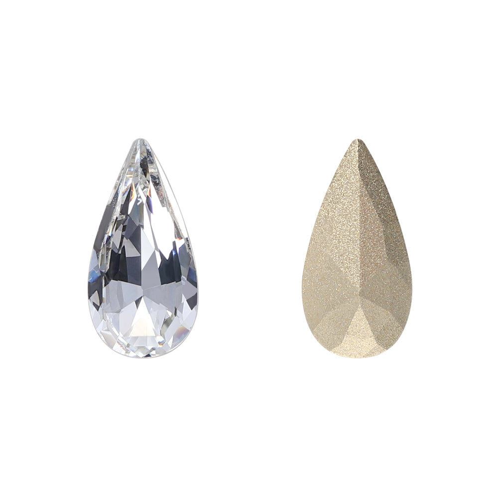 Crystal Teardrop Shape High Quality Glass Pointed Back Fancy Rhinestones WholesaleRhinestone Główne zdjęcie produktu