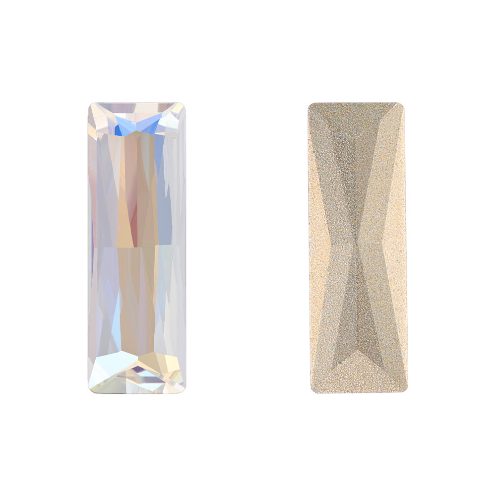 Moonlight Princess Baguette Shape High Quality Glass Pointed Back Fancy Rhinestones WholesaleRhinestone Imagen principal del producto