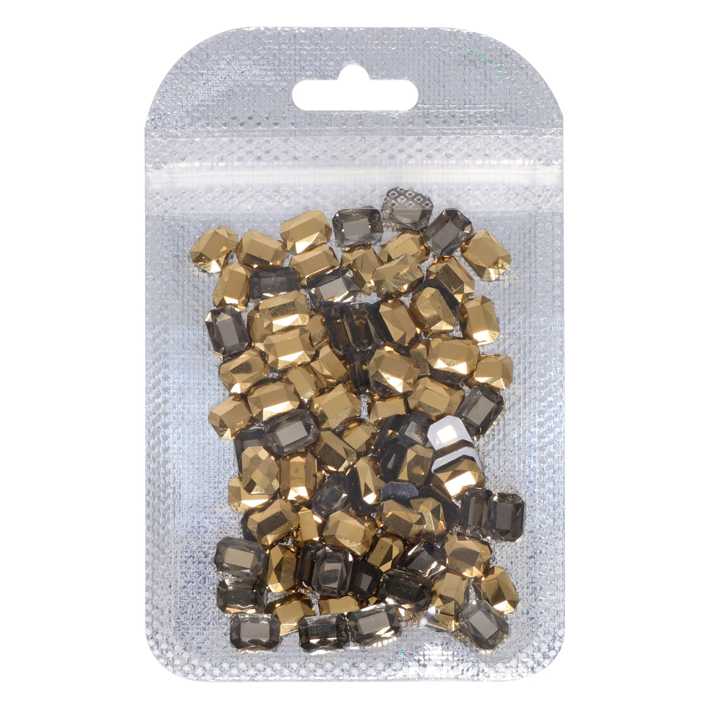 Octagon Shape Aurum Flat Back Fancy Rhinestones WholesaleRhinestone