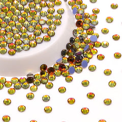 Red Volcano Glass HotFix Rhinestones WholesaleRhinestone