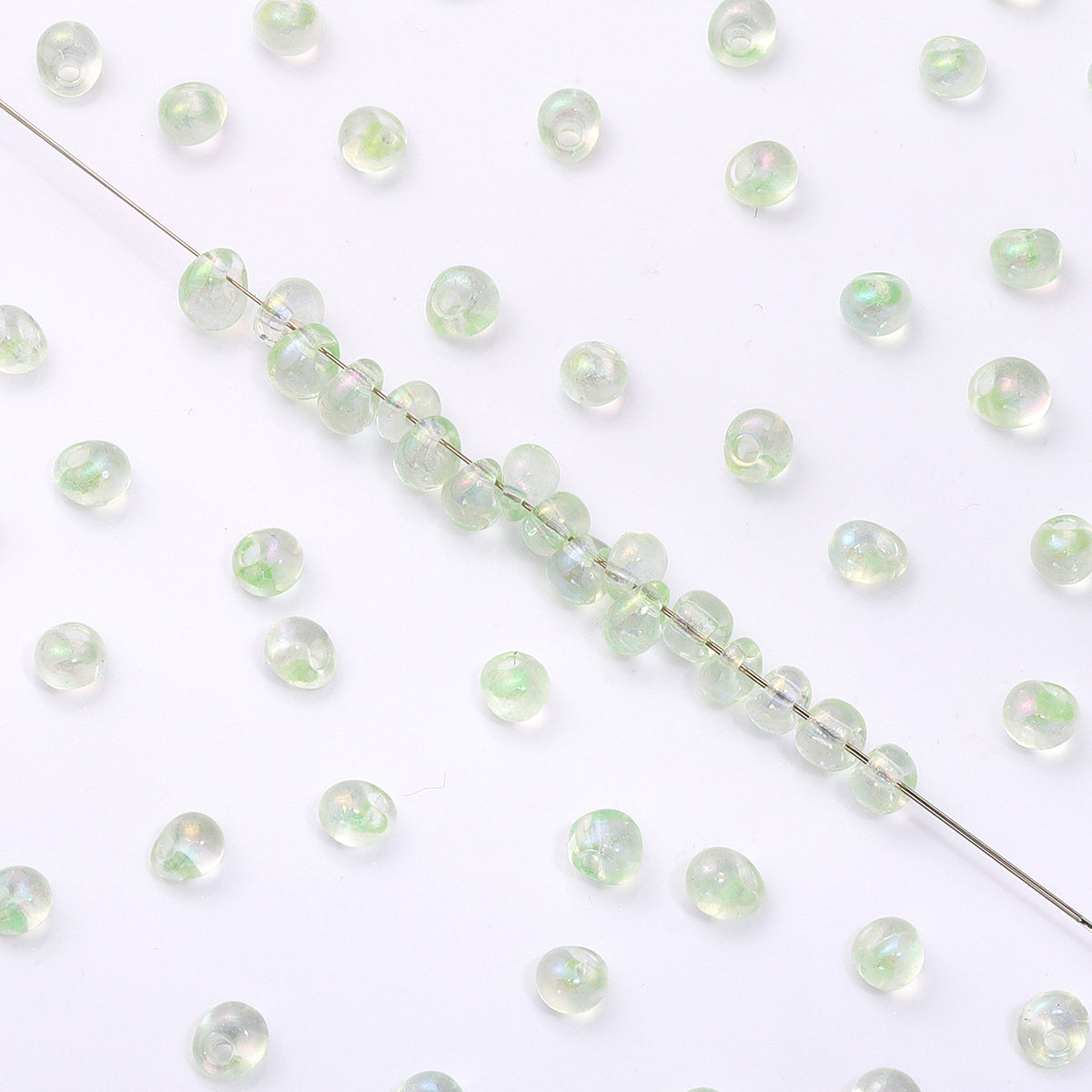 Various Colors Transparent AB Drop Shape Glass Seed Beads WholesaleRhinestone