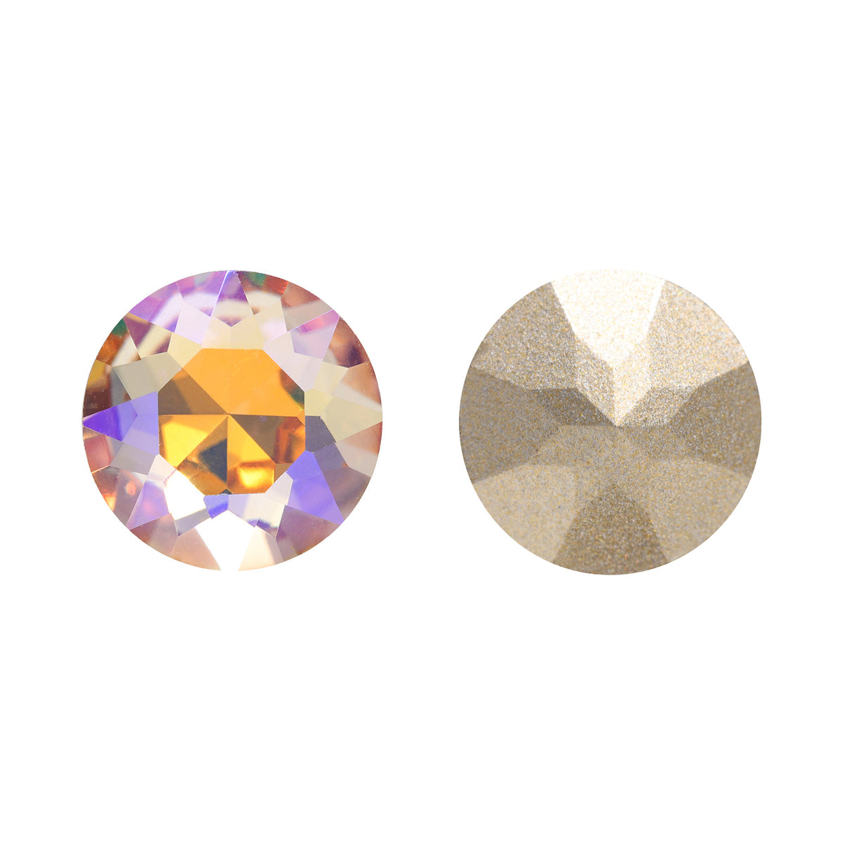 Paradise Shine Gemstone Flower Shape High Quality Glass Pointed Back Fancy Rhinestones