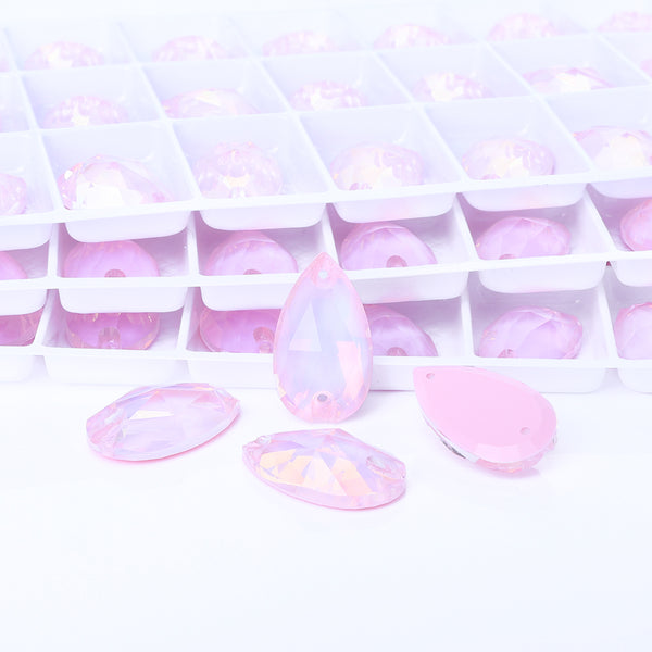 Rosaline AM Drop Shape High Quality Glass Sew-on Rhinestones WholesaleRhinestone