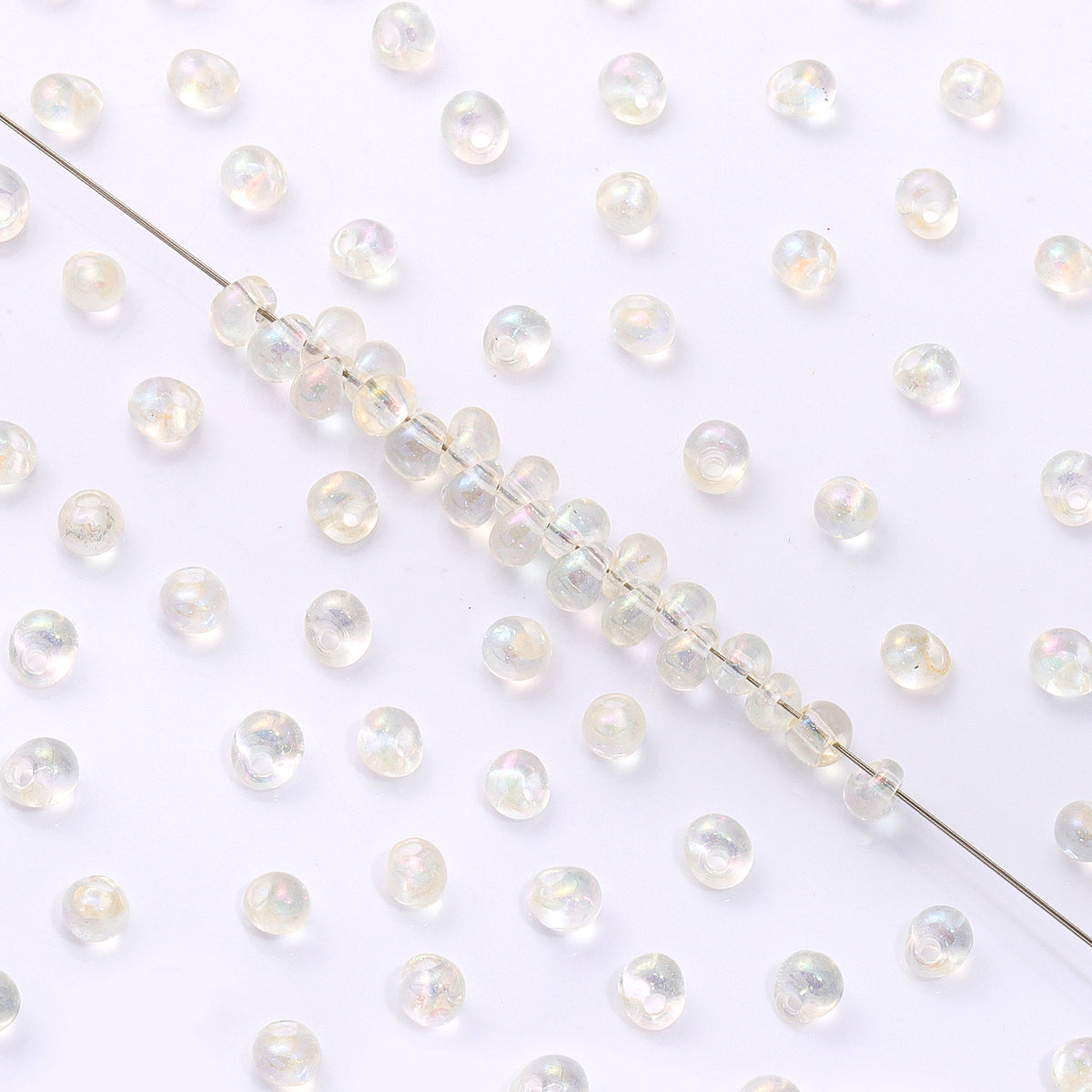 Various Colors Transparent AB Drop Shape Glass Seed Beads WholesaleRhinestone