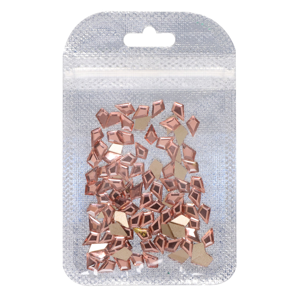 Arrow Shape Champagne Flat Back Fancy Rhinestones WholesaleRhinestone