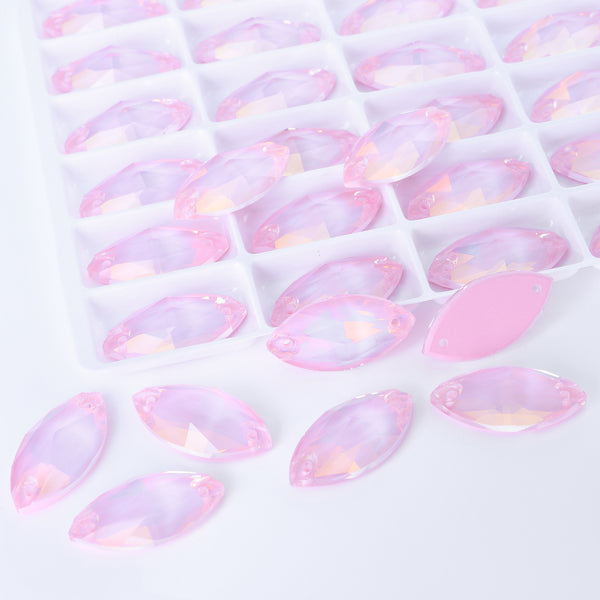 Rosaline AM Navette Shape High Quality Glass Sew-on Rhinestones WholesaleRhinestone