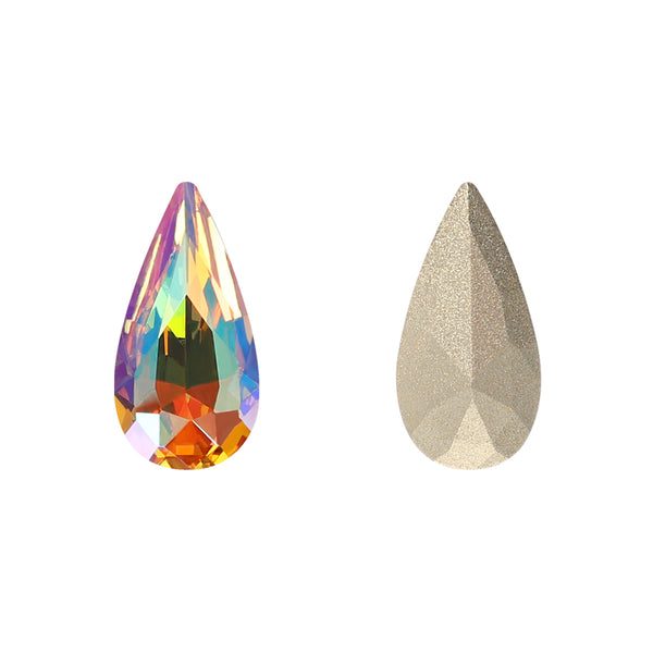 Crystal Sun Teardrop Shape High Quality Glass Pointed Back Fancy Rhinestones WholesaleRhinestone