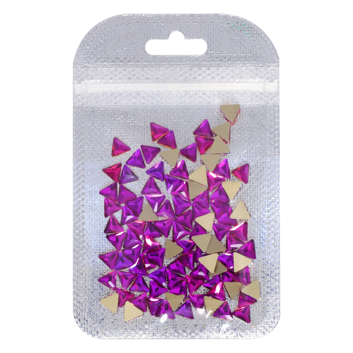 Triangle Shape Purple Volcano Flat Back Fancy Rhinestones WholesaleRhinestone