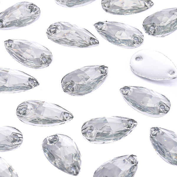 Drop Crystal Resin Sew-on Rhinestones For Dance Costume WholesaleRhinestone