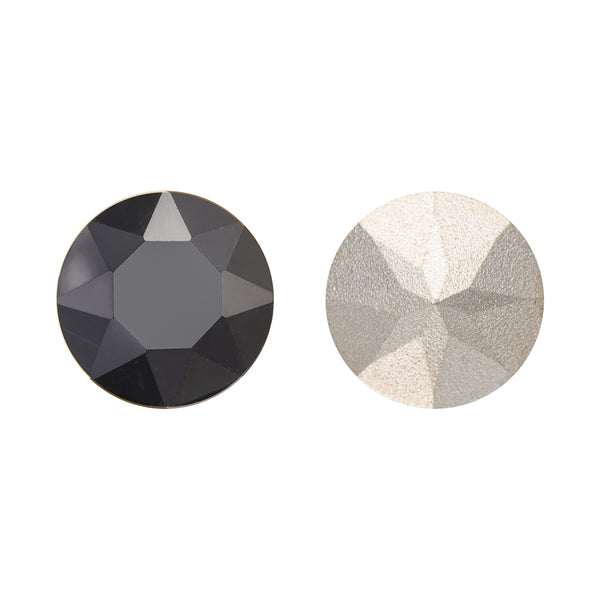 Jet Metallic Silver XIRIUS Chaton Shape High Quality Glass Pointed Back Fancy Rhinestones WholesaleRhinestone