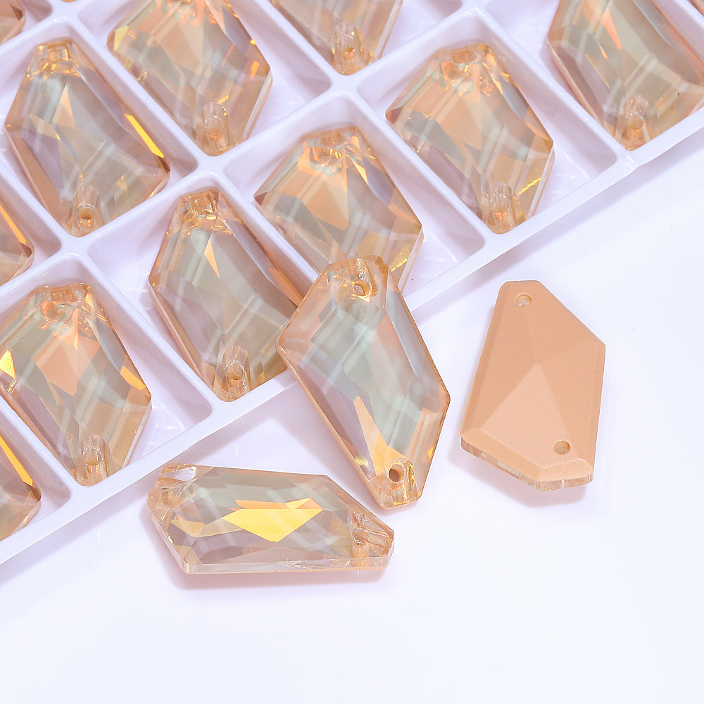 Silk AM De-Art Shape High Quality Glass Sew-on Rhinestones WholesaleRhinestone