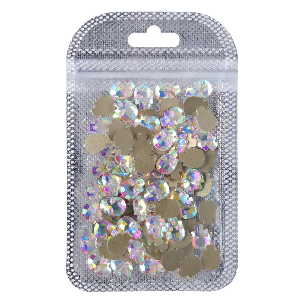Skull Shape Crystal AB Flat Back Fancy Rhinestones