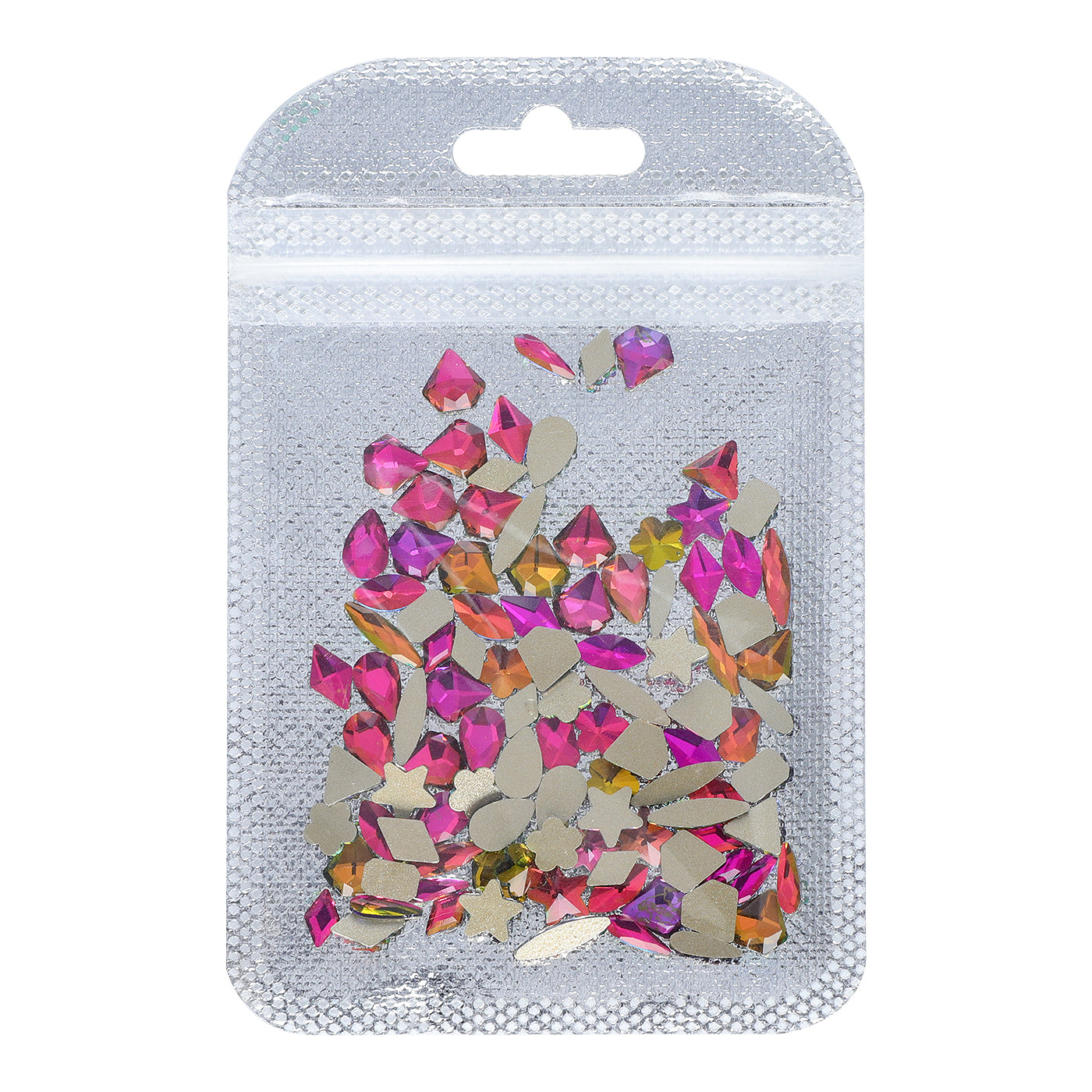 Mixed Shapes Rainbow Flat Back Fancy Rhinestones For Nail Art WholesaleRhinestone