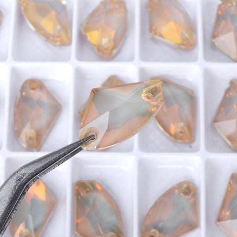 Silk AM Galactic Shape High Quality Glass Sew-on Rhinestones