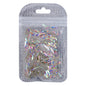 Raindrop Shape Crystal AB Flat Back Fancy Rhinestones