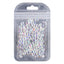 Oval Shape Crystal AB Unfoiled Flat Back Fancy Rhinestones