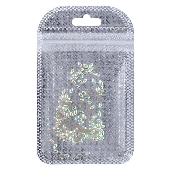 Navette Shape Crystal AB Flat Back Fancy Rhinestones WholesaleRhinestone