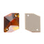 Tangerine Cosmic Shape High Quality Glass Sew-on Rhinestones WholesaleRhinestone