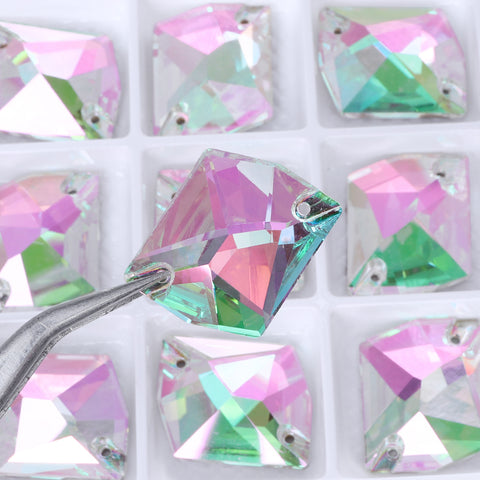 Crystal Phantom Cosmic Shape High Quality Glass Sew-on Rhinestones