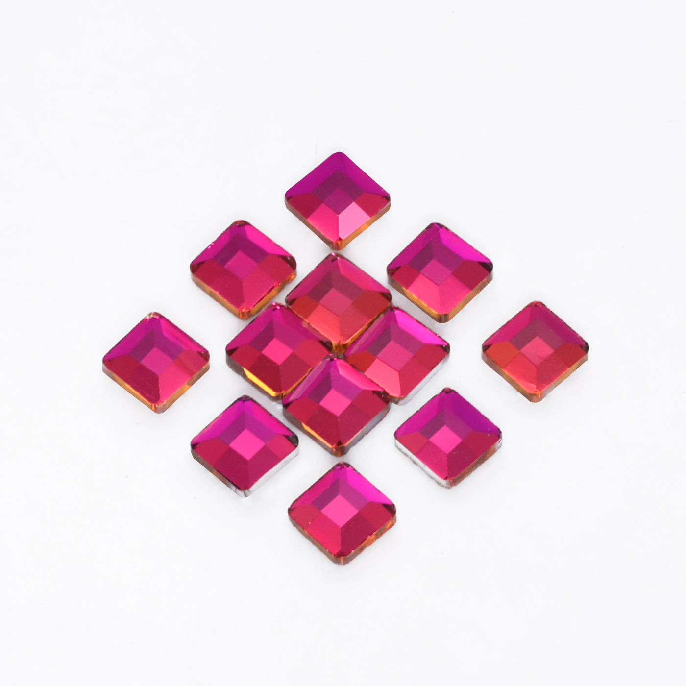 Square Shape Purple Volcano Flat Back Fancy Rhinestones WholesaleRhinestone