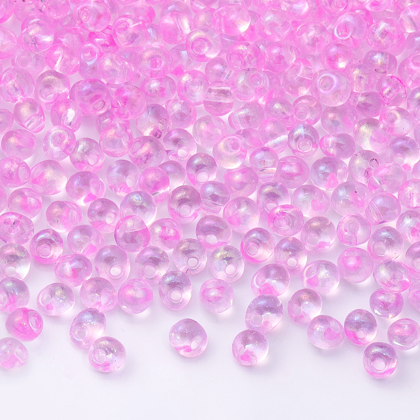 TMAB014 Transparent AB Drop Shape Glass Seed Beads WholesaleRhinestone Main image