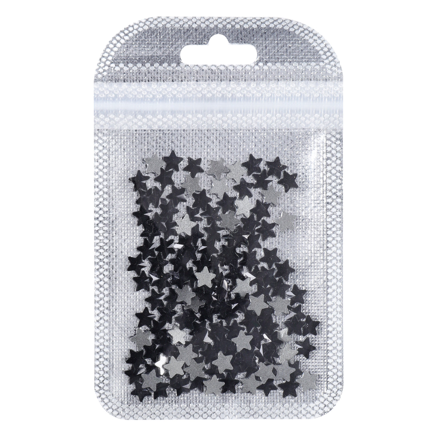 Star Shape Black Flat Back Fancy Rhinestones