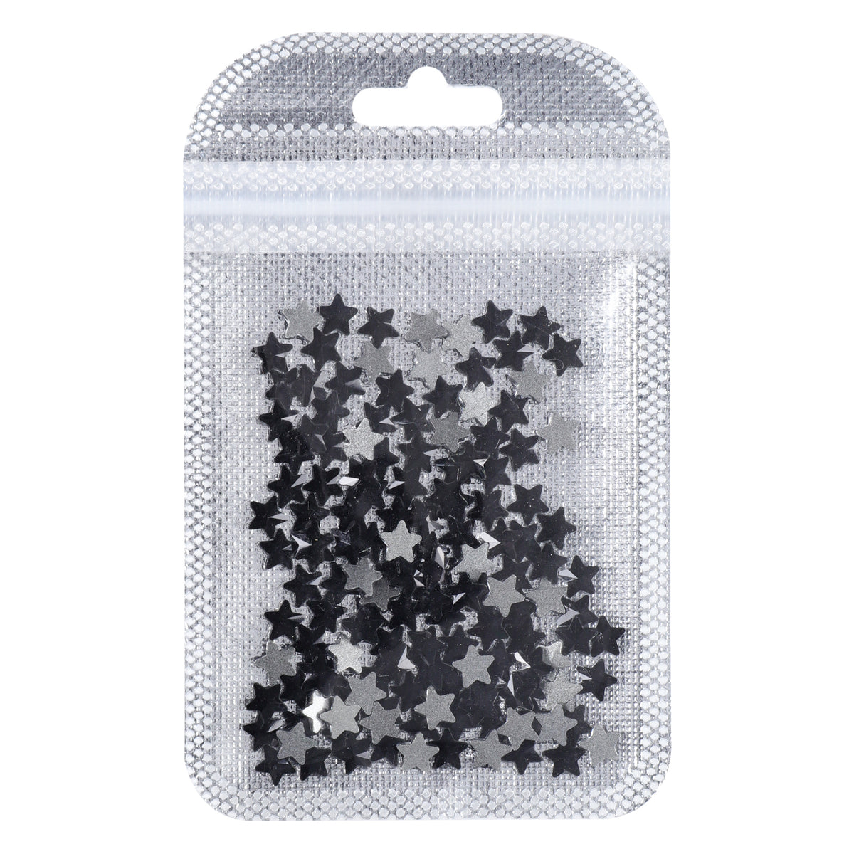 Star Shape Black Flat Back Fancy Rhinestones