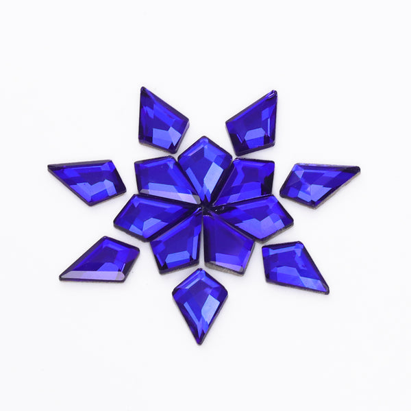 Arrow Shape Sapphire Flat Back Fancy Rhinestones WholesaleRhinestone