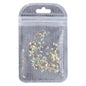 Rhombus Shape Crystal AB Flat Back Fancy Rhinestones