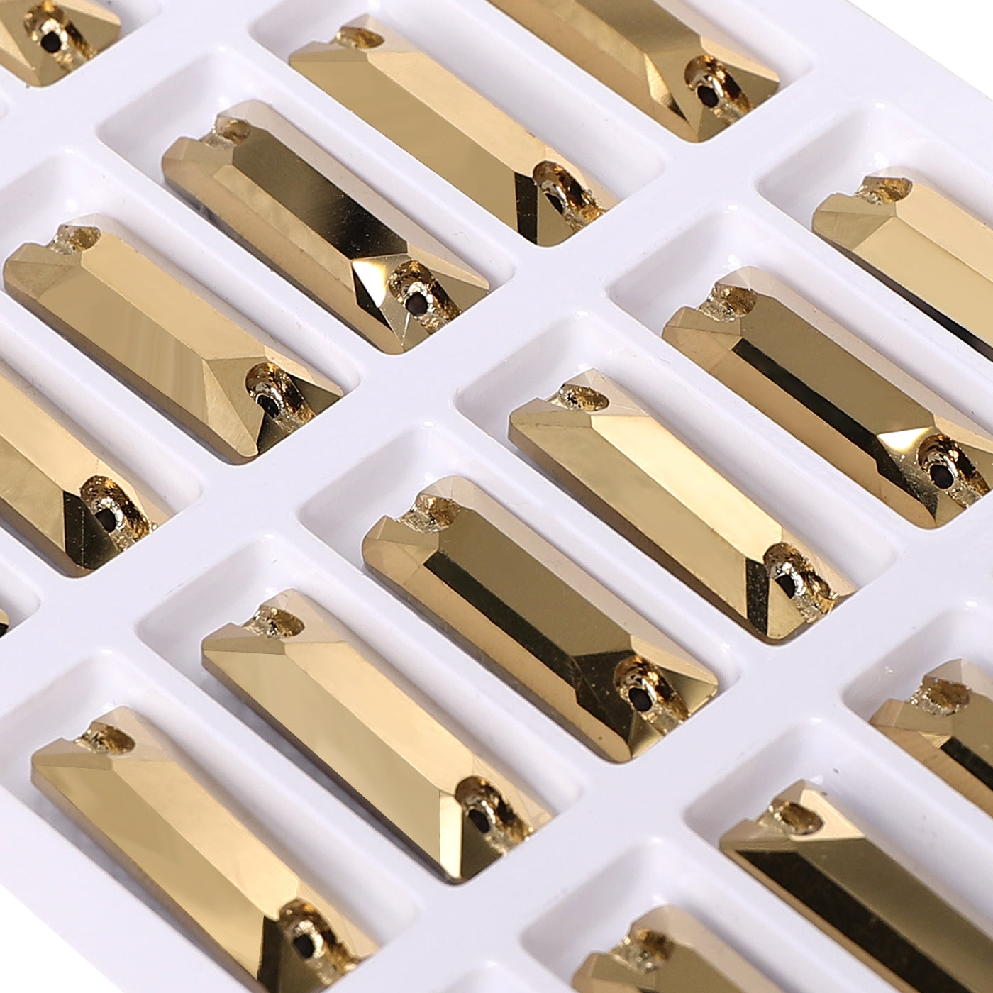 Dorado Cosmic Baguette Shape High Quality Glass Sew-on Rhinestones WholesaleRhinestone
