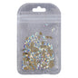 Sector Shape Crystal AB Flat Back Fancy Rhinestones