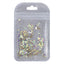 Trapezoid Shape Crystal AB Flat Back Fancy Rhinestones