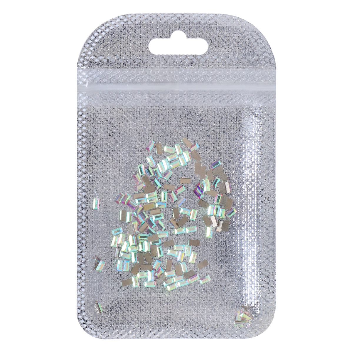 Rectangle Shape Crystal AB Flat Back Fancy Rhinestones