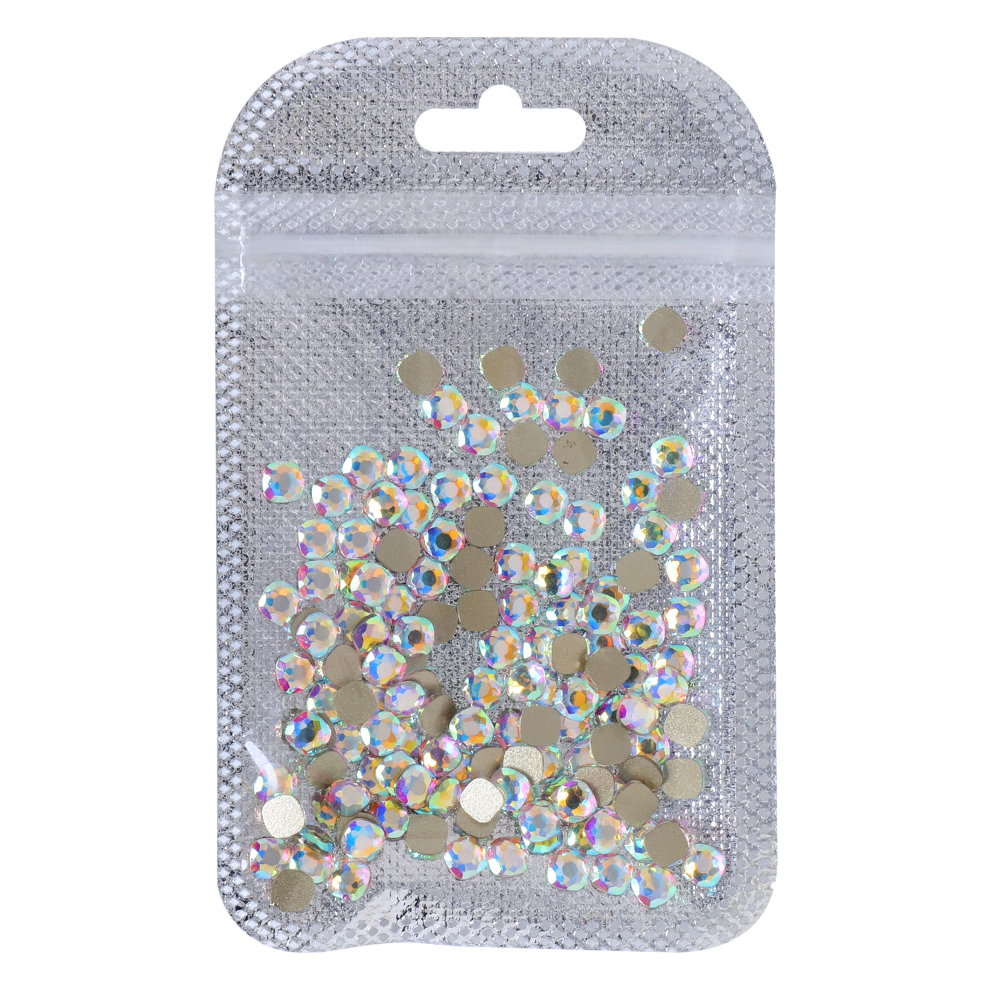 Round Square Shape Crystal AB Flat Back Fancy Rhinestones