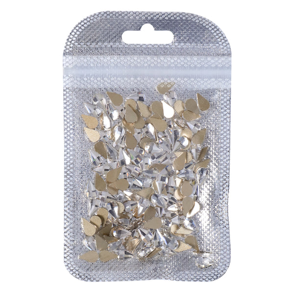 Raindrop Shape Crystal Flat Back Fancy Rhinestones