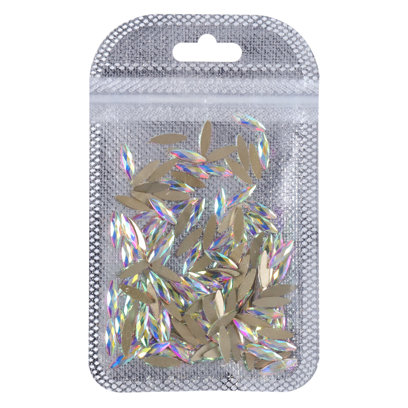 Navette Shape Crystal AB Flat Back Fancy Rhinestones WholesaleRhinestone