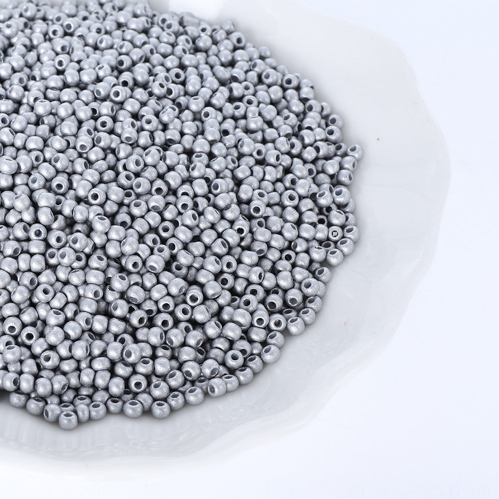 Glass Galvanized Seed Beads 12/0 Size 1.8mm GA-1036 Color WholesaleRhinestone