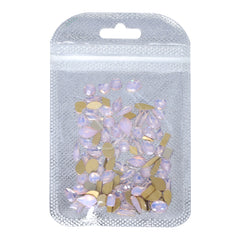 Mixed Shapes Pink Opal Flat Back Fancy Rhinestones For Nail Art WholesaleRhinestone