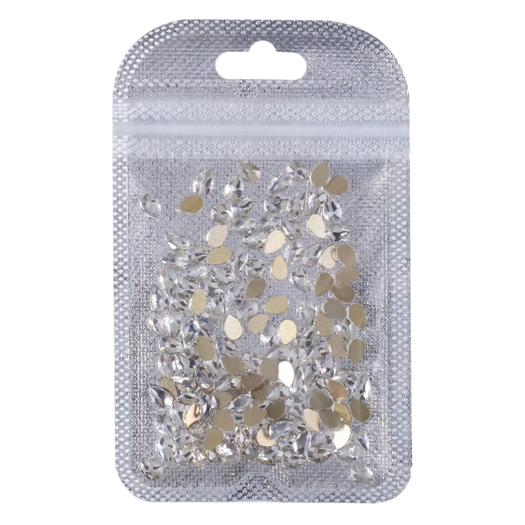 Raindrop Shape Crystal Flat Back Fancy Rhinestones