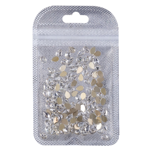 Raindrop Shape Crystal Flat Back Fancy Rhinestones