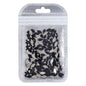 Mermaid Shape Black Flat Back Fancy Rhinestones