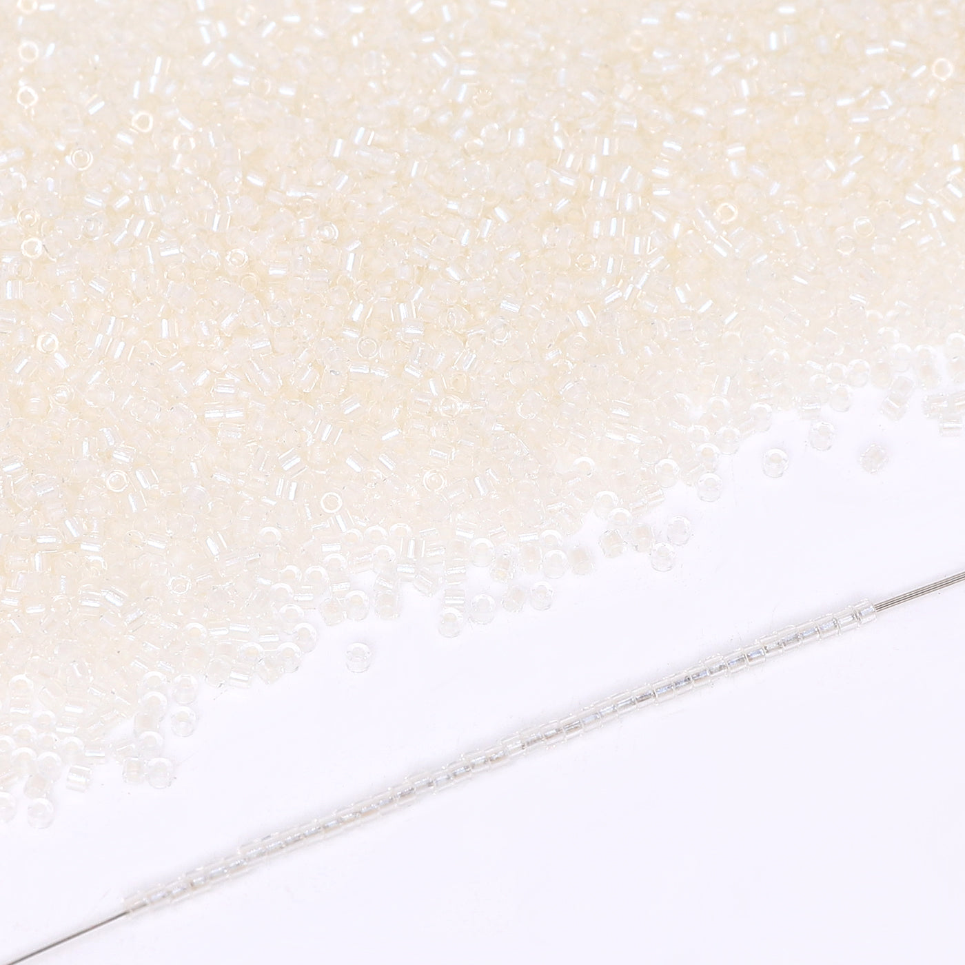 Transparent Color Lined White Hight Quality Glass Cylinder Seed Beads 1.6 MM Size DJS5001 WholesaleRhinestone