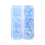 Mixed Sizes 6 Grid Box Mocha SS Light Blue Glass FlatBack Rhinestones For Nail Art WholesaleRhinestone