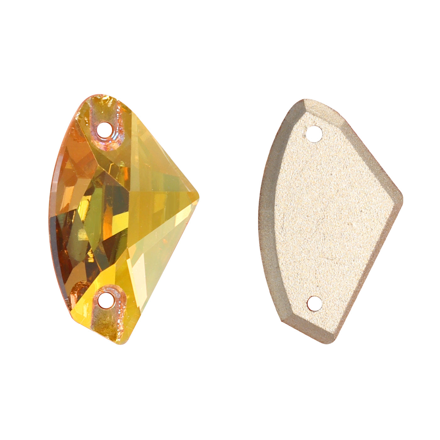 Metallic Sunshine Galactic Shape High Quality Glass Sew-on Rhinestones WholesaleRhinestone Fő kép